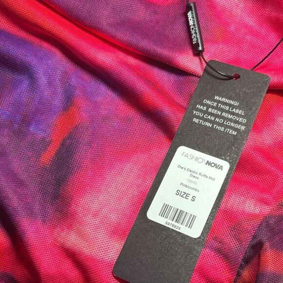 She's Electric Ruffle Mini Dress - Picture 4 of 4